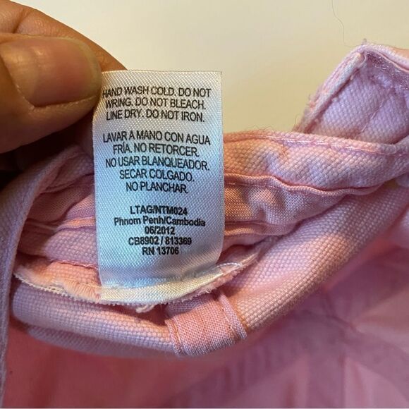 CARHARTT Kids girls pink adjustable hat cap 100% cotton-OS - Picture 5 of 6